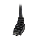 StarTech.com 2m USB2.0 A - micro B USB-kabel USB A Micro-USB B Sort