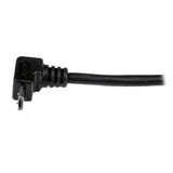 StarTech.com 1m USB2.0 A - micro B m/m USB-kabel USB A Micro-USB B Sort