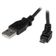 StarTech.com 1m USB2.0 A - micro B m/m USB-kabel USB A Micro-USB B Sort