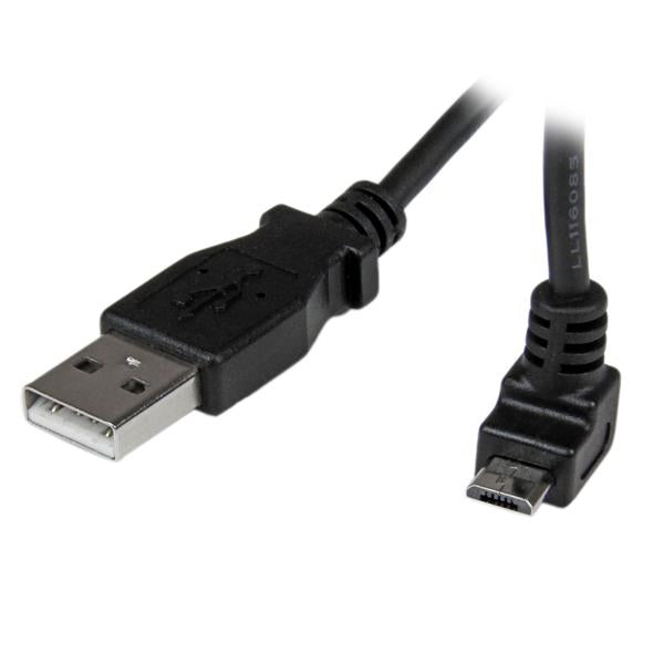 StarTech.com 1m USB2.0 A - micro B m/m USB-kabel USB A Micro-USB B Sort