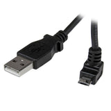 StarTech.com 2m USB2.0 A - micro B USB-kabel USB A Micro-USB B Sort