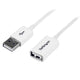 StarTech.com 3m USB2.0 m/f USB-kabel USB A Hvid