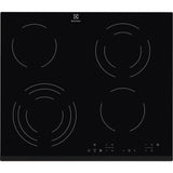 Electrolux EHF6343FOK Sort Indbygget 60 cm Keramisk 4 zone(s)
