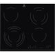 Electrolux EHF6343FOK Sort Indbygget 60 cm Keramisk 4 zone(s)