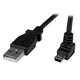 StarTech.com 1m, Mini USB-A - Mini-B USB-kabel USB 2.0 USB A Mini-USB B Sort