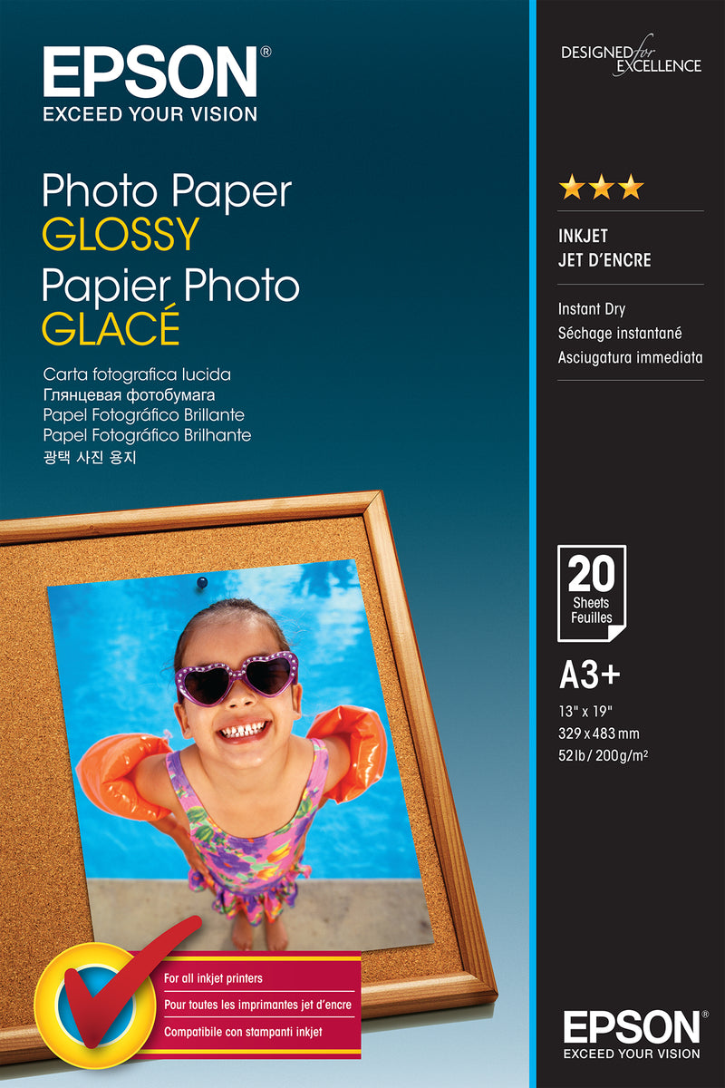 Epson Photo Paper Glossy A3+ Glans