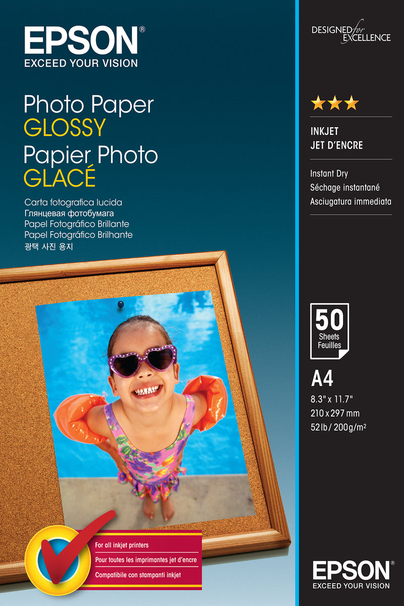 Epson Photo Paper Glossy A4 Glans