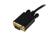 StarTech.com DP2VGAMM10B videokabel adapter 3 m DisplayPort VGA (D-Sub) Sort