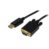 StarTech.com DP2VGAMM10B videokabel adapter 3 m DisplayPort VGA (D-Sub) Sort