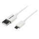 StarTech.com 0.5m USB 2.0 A/Micro-B m/m USB-kabel 0,5 m USB A Micro-USB B Hvid