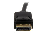StarTech.com DP2VGAMM15B videokabel adapter 4,6 m DisplayPort VGA (D-Sub) Sort