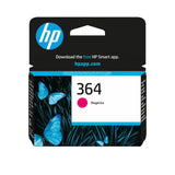 HP 364 Magenta Original Ink Cartridge blækpatron 1 stk Standard udbytte