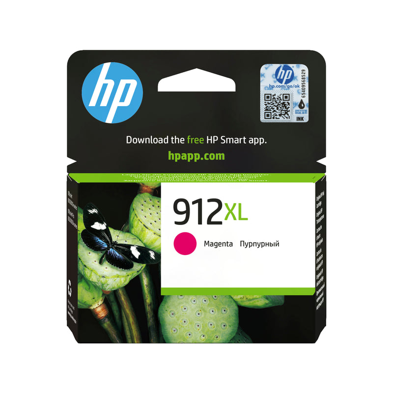 HP 912XL High Yield Magenta Original Ink Cartridge blækpatron 1 stk Højt (XL) udbytte