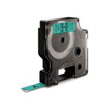 DYMO D1 Standard - Black on Green - 9mm etiketbånd Sort på grøn