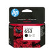 HP 653 Black Original Ink Advantage Cartridge blækpatron 1 stk Standard udbytte
