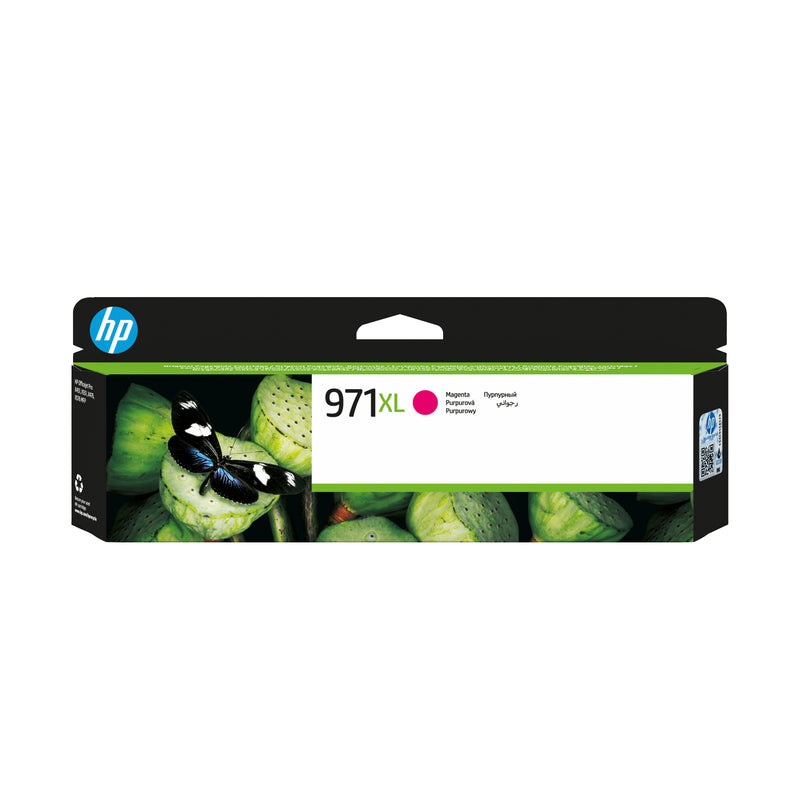 HP 971XL High Yield Magenta Original Ink Cartridge blækpatron 1 stk Højt (XL) udbytte