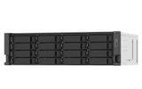 QNAP TS-1673AU-RP-16G NAS & lagringsserver Stativ (3U) Ryzen Embedded V1500B 16 GB DDR4 0 TB QNAP QTS Sort, Grå