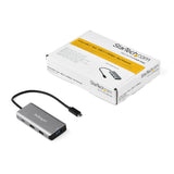 StarTech.com HB31C3A1CB interface hub USB 3.2 Gen 2 (3.1 Gen 2) Type-C 10000 Mbit/s Sort, Grå