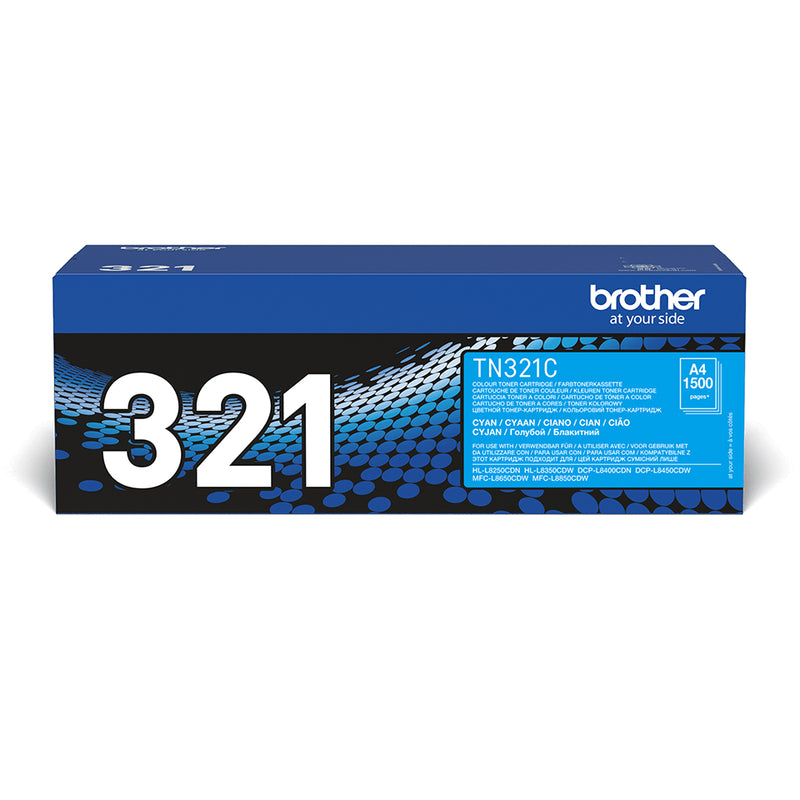 Brother TN-321C tonerpatron 1 stk Original Blå