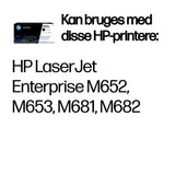 HP 655A Black Original LaserJet Toner Cartridge tonerpatron 1 stk