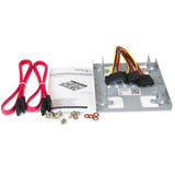StarTech.com BRACKET25X2 drive bay panel 8,89 cm (3.5") Bærerpanel Rustfrit stål