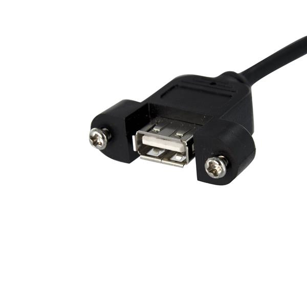 StarTech.com USBPNLAFHD3 USB-kabel 0,9 m Sort