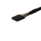 StarTech.com USBPNLAFHD3 USB-kabel 0,9 m Sort