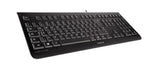 CHERRY KC 1000 tastatur Kontor USB QWERTY Spansk Sort