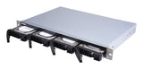 QNAP TL-R400S drevkabinet HDD/SSD kabinet Sort, Grå 2.5/3.5"
