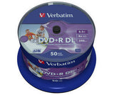 Verbatim 43703 tom DVD 8,5 GB DVD-R 50 stk