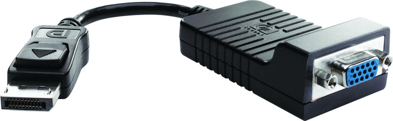 HP DisplayPort To VGA Adapter 0,2 m VGA (D-Sub) Sort