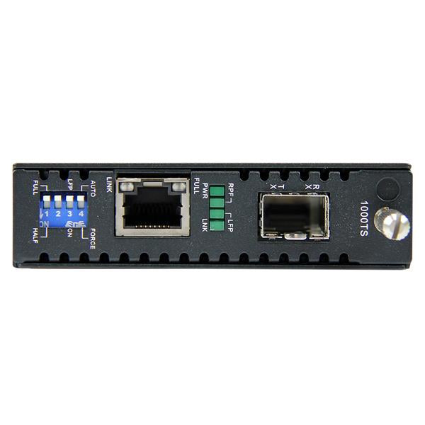 StarTech.com ET91000SFP2 netværksomformer til medie 1250 Mbit/s Sort
