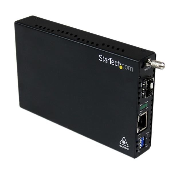 StarTech.com ET91000SFP2 netværksomformer til medie 1250 Mbit/s Sort