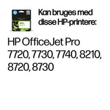 HP 953XL High Yield Yellow Original Ink Cartridge blækpatron 1 stk Højt (XL) udbytte