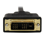 StarTech.com HDCDVIMM2M videokabel adapter 2 m Mini-HDMI DVI-D Sort