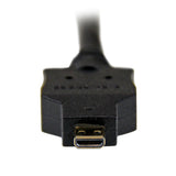 StarTech.com HDDDVIMM2M videokabel adapter 2 m Micro-HDMI DVI-D Sort