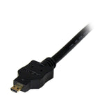 StarTech.com HDDDVIMM2M videokabel adapter 2 m Micro-HDMI DVI-D Sort