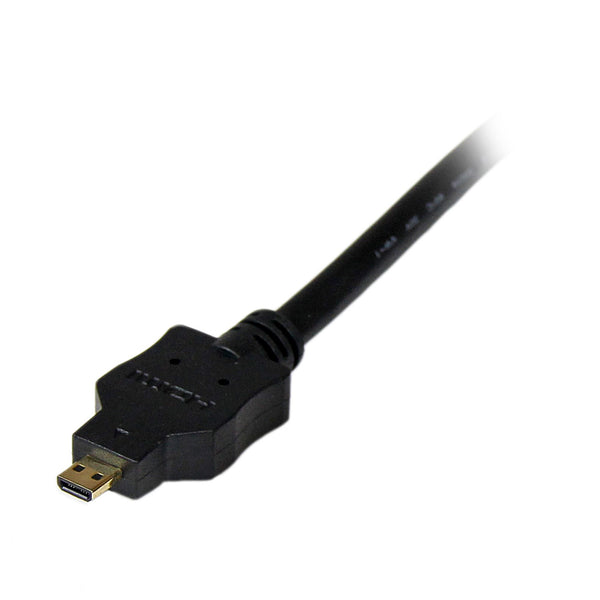 StarTech.com HDDDVIMM2M videokabel adapter 2 m Micro-HDMI DVI-D Sort