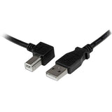 StarTech.com USBAB3ML USB-kabel USB 2.0 3 m USB A USB B Sort