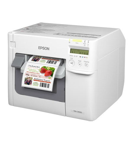 Epson TM-C3500 etiketprinter Inkjet Farve 720 x 360 dpi 103 mm/sek. Ledningsført Ethernet LAN