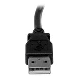 StarTech.com USBAB3ML USB-kabel USB 2.0 3 m USB A USB B Sort