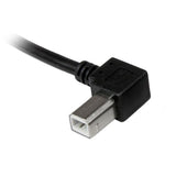 StarTech.com USBAB3ML USB-kabel USB 2.0 3 m USB A USB B Sort