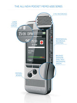 Philips DPM6000 Flashkort Sort, Sølv