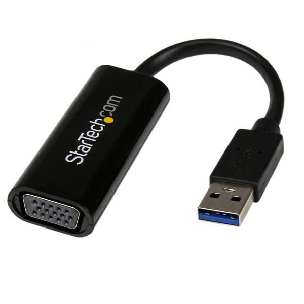 StarTech.com USB32VGAES USB grafisk adapter 1920 x 1200 pixel Sort