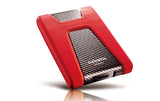 ADATA DashDrive Durable HD650 ekstern harddisk 1 TB 2.5" USB 3.2 Gen 1 (3.1 Gen 1) Rød