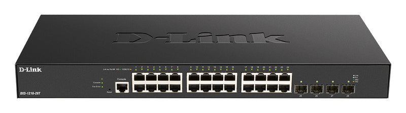 D-Link DXS-1210-28T netværksswitch Administreret L2/L3 10G Ethernet (100/1000/10000) 1U Sort