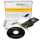 StarTech.com PEXUSB3S44V interface-kort/adapter Intern USB 3.2 Gen 1 (3.1 Gen 1)