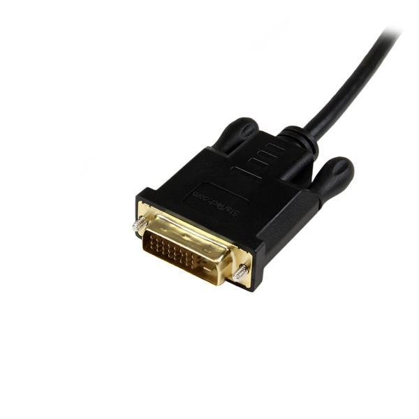 StarTech.com MDP2DVIMM3BS videokabel adapter 0,9 m Mini DisplayPort DVI-D Sort