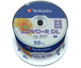 Verbatim 97693 tom DVD 8,5 GB DVD+R DL 50 stk