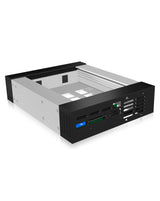 ICY BOX IB-129SSK-B 13,3 cm (5.25") Kantpanel Sort